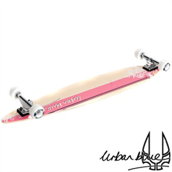 Urban Blue 44.5" Pintail Longboard - Kokopelli, B1