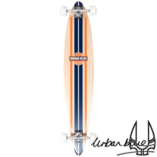 Urban Blue 44.5" Pintail Longboard - Son of David Blue, B2