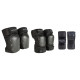 Pro-Tec Pad Set Street Gear Open Back Junior 3 Pack