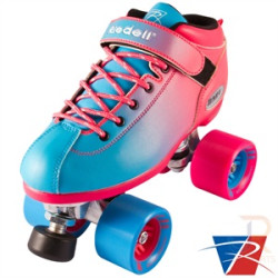 Riedell Dart Ombre Skates Blue/Pink