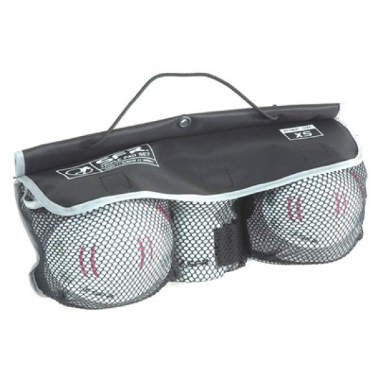 SFR Triple Pad Sets - Kids & Adults - White/Pink