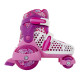 SFR Stomper Girls Adjustable Quad Skates with Skate Bag