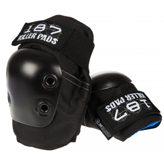 187 Killer Elbow Slim Pads Black