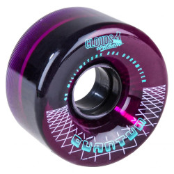 Clouds Urethane Quantum Wheels (Pack of 4) Clear Purple