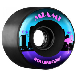 Rollerbones Quad Wheels Miami Outdoor 80A 8 Pack