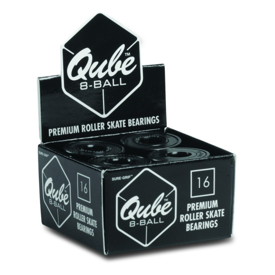 QUBE - 8 Ball Bearings - Sure-Grip Pk16 8mm