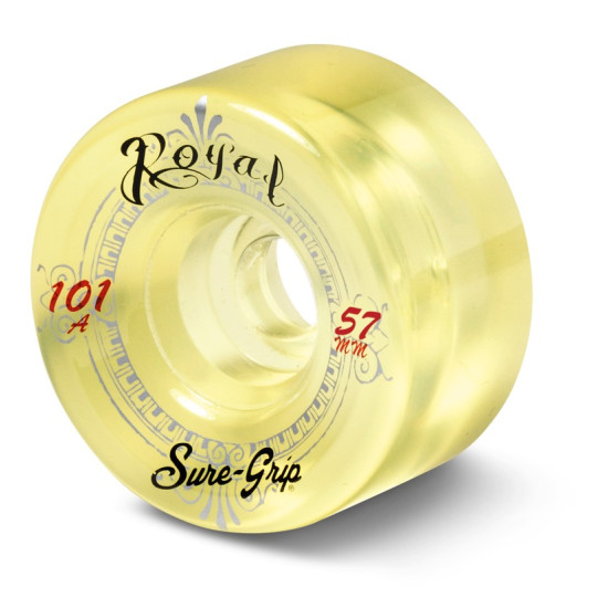 Sure-Grip Royal  Quad Skate Wheels 101A 57mm  Pk8
