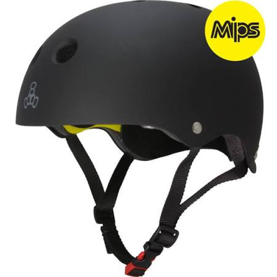 Triple 8 Brainsaver II Helmet with MIPS Black Rubber