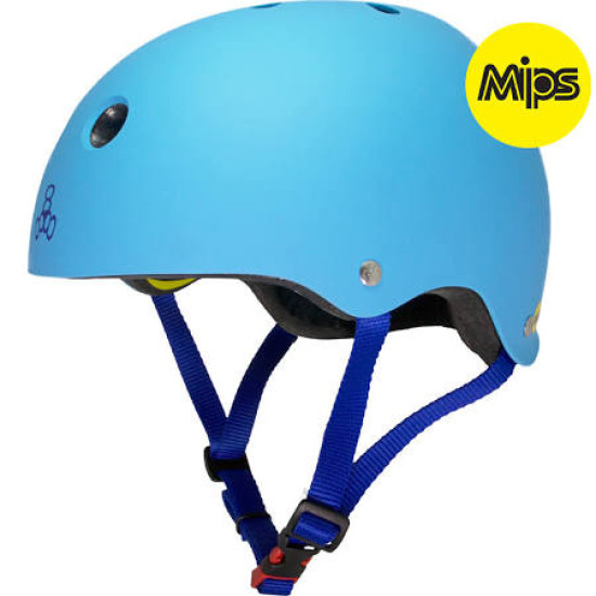 Triple 8 Brainsaver II Helmet with MIPS Matte Hyper Blue